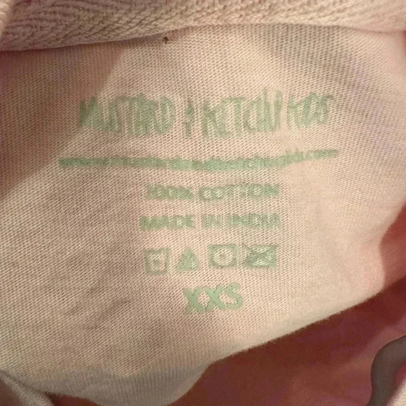 Mustard & Ketchup Kids Light Pink Heart T-Shirt Xxs 2T - Picture 5 of 9